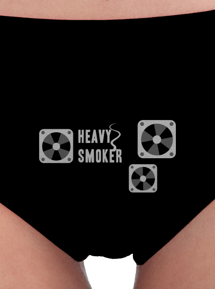 Heavy smoker dámske nohavičky Black