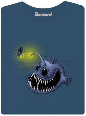 Svetlo môjho srdca dámske tričko prémium Petrol Blue