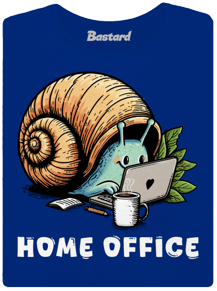 Slimákov home office dámske tričko s lemom Royal Blue Mal
