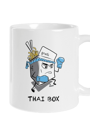 Thai box klasický hrnček White