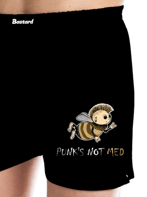 Punks Not Med pánske trenky Black