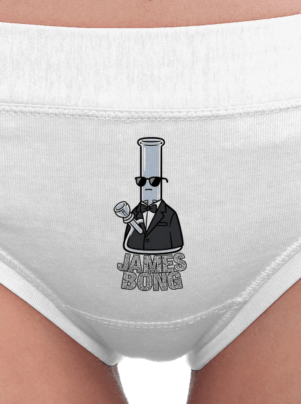 James Bong dámske nohavičky White