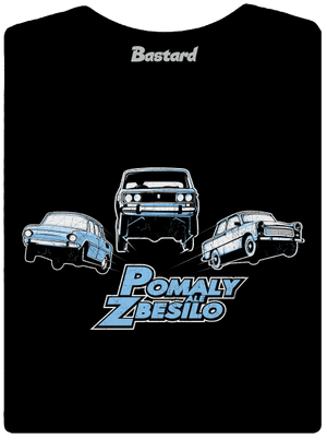 Pomaly a zbesilo dámske tričko prémium Black