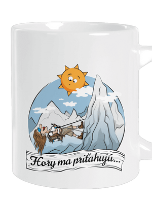 Hory ma priťahujú veľký hrnček White