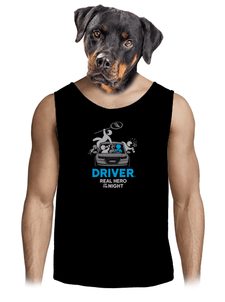Driver pánske tielko Black