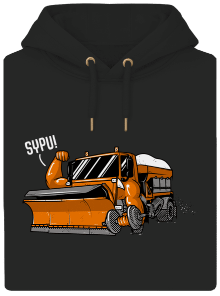 Sypu unisex mikina premium Dark Black