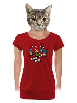 dámske tričko s lemom