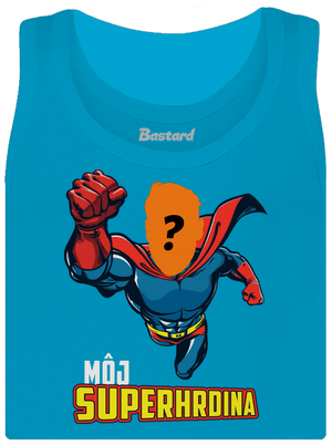 Môj superhrdina dámske tielko klasické Blue Atol