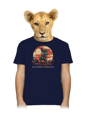 Posledný samuraj detské tričko Navy