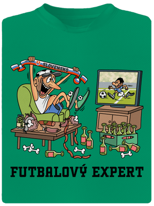 Futbalový expert detské športové tričko Kelly Green Mal