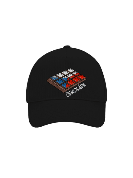 Čekoláda šiltovka baseballka Black