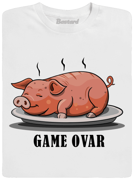 Game ovar pánske dlhý rukáv White