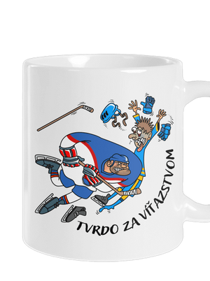 Tvrdo za víťazstvom klasický hrnček White