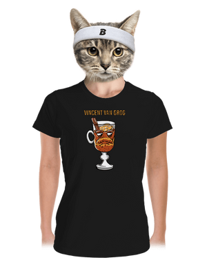 Vincent van Grog dámske športové tričko Black