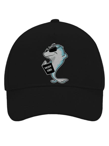 Moby Dick šiltovka baseballka Black