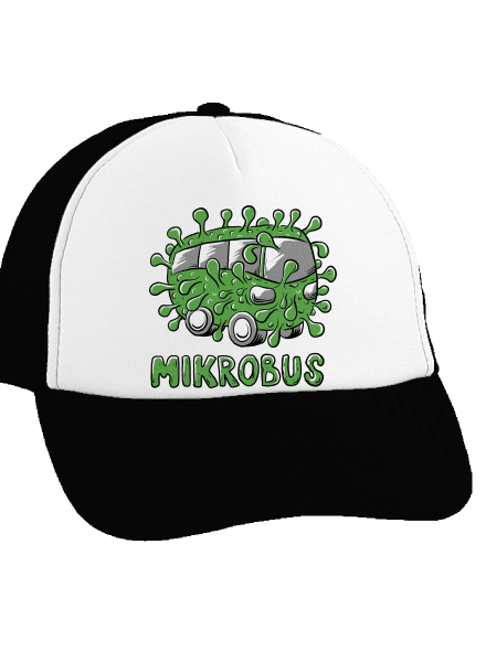 Mikrobus šiltovka truckerka Black cap
