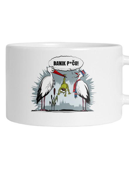 Banik p*čo! hrnček makronka White