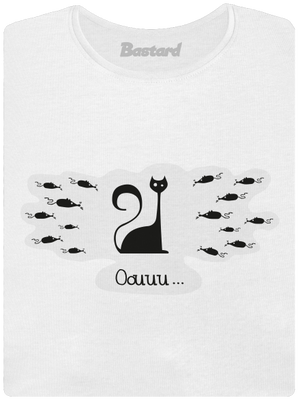 Oouuu dámske tričko s lemom White