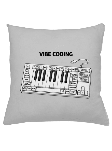 Vibe coding vankúš Pacific Grey