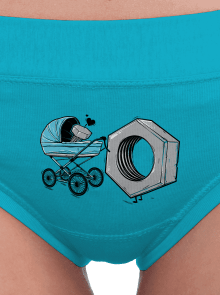 Správna matka dámske nohavičky Turquoise