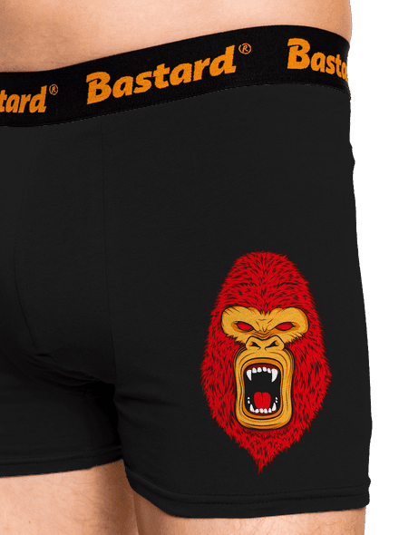 Gorilla face boxerky Black