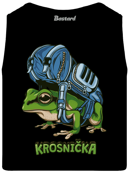 Krosnička pánske tielko Black