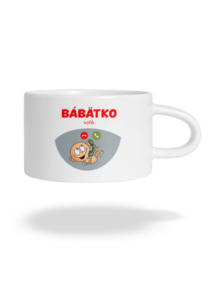 Bábätko volá hrnček makronka White