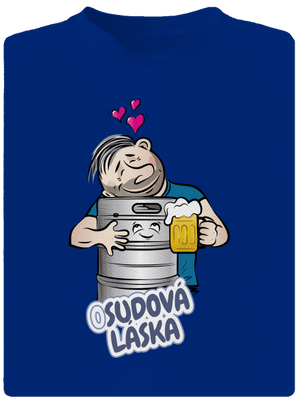 Osudová láska pánske športové tričko Royal Blue Mal