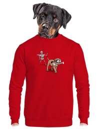 unisex mikina bez kapucne