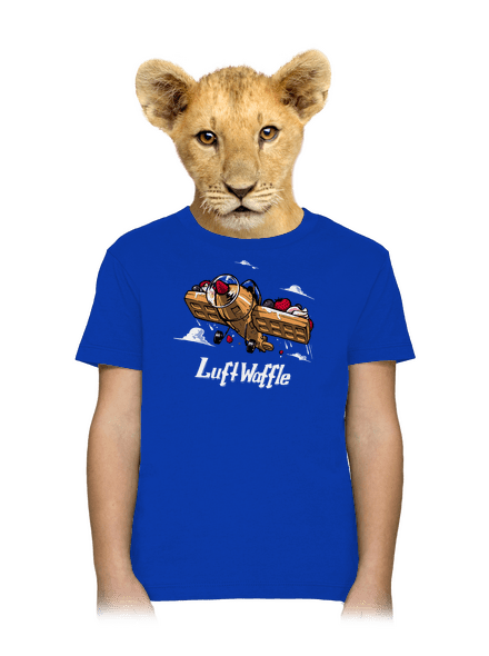 Luftwaffle detské tričko Royal Blue