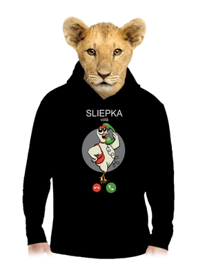 Sliepka volá detská mikina klokanka Black