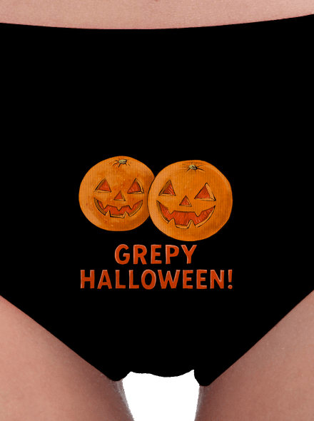 Grepy Halloween dámske nohavičky Black