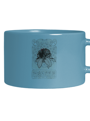 Mucha hrnček makronka Blue Macaron