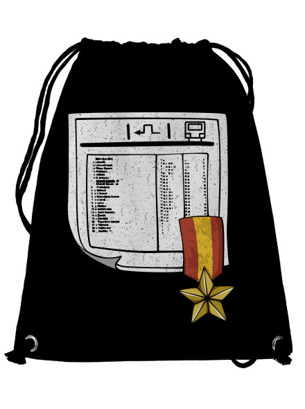 Cestovný poriadok vak Black