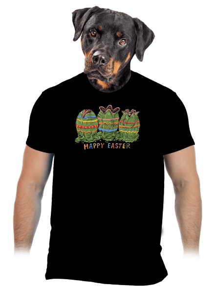 Happy Easter pánske tričko Black
