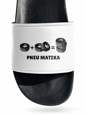 Pneu Matika šľapky White