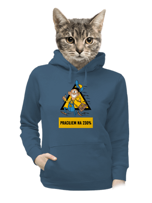 dámska mikina klokanka