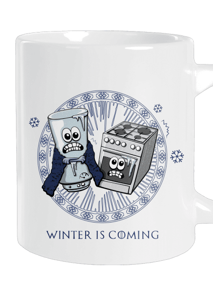 Winter is coming veľký hrnček White