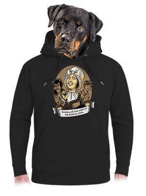 B14: Dorota Máchalová unisex mikina premium Dark Black