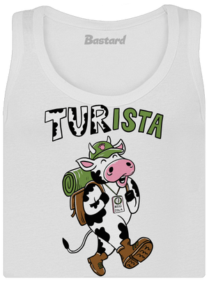 Tur na cestách dámske tielko klasické White