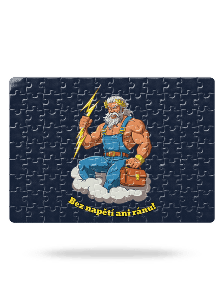 Bez napätia ani ranu puzzle White