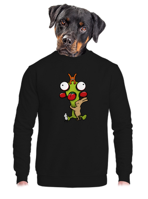 unisex mikina bez kapucne