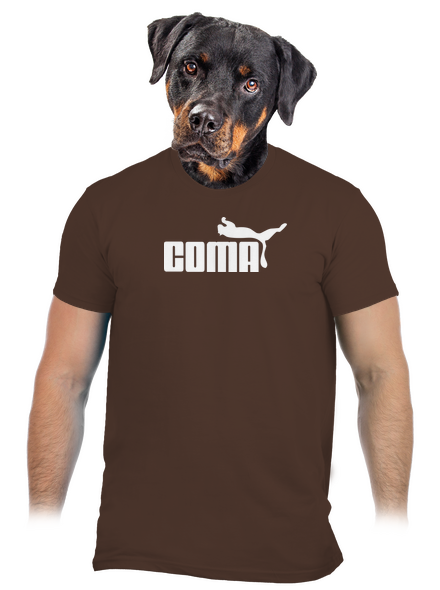 Coma pánske tričko Brown