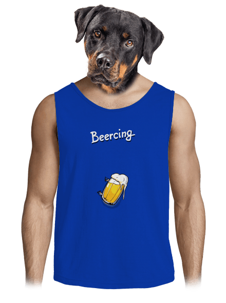 Beercing pánske tielko Royal Blue