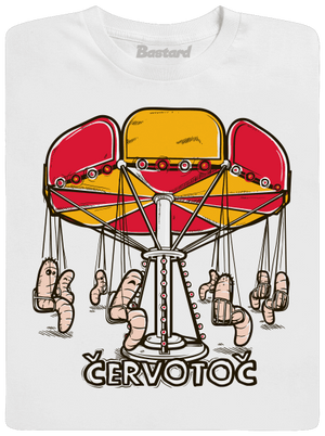 Červotoč pánske dlhý rukáv White