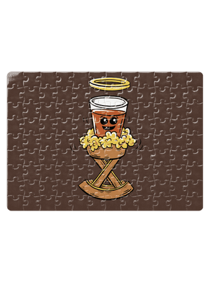 Panáčik v jasličkách puzzle White