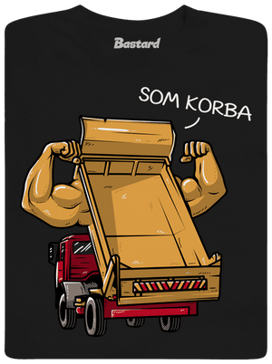 Korba pánske tričko Black