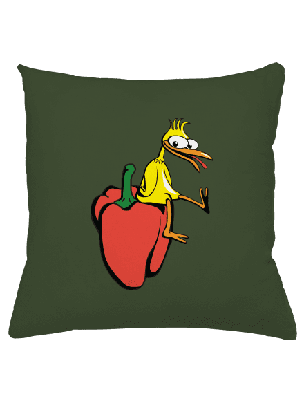 Kura na paprike vankúš Olive Green