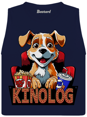 Kinológ dámske tielko voľné Navy