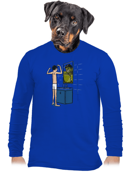 Hulk pánske dlhý rukáv Royal Blue